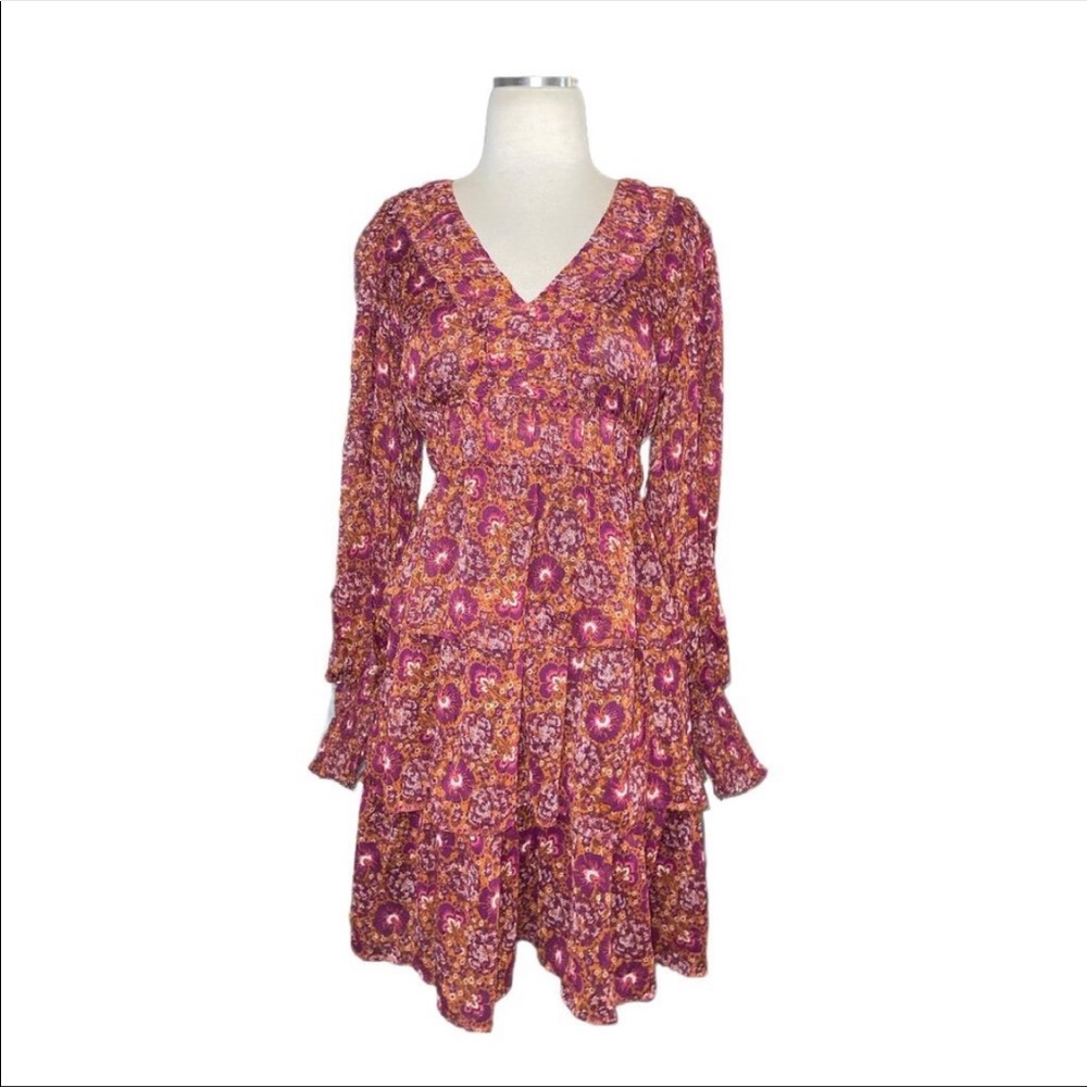 House of Harlow 1960 Floral Ruffle Dress size 6